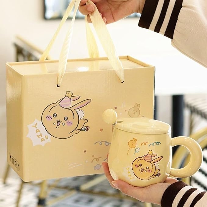 Amazon.co.jp: ちいかわ うさぎ マグカップ カップ 水筒 3点セット 蓋